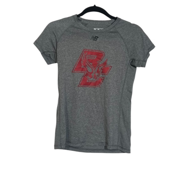 New Balance x Boston College Gray Tee Shirt Size XS - Picture 1 of 4